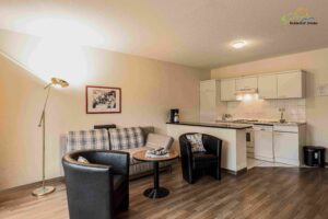 Apartment für drei Sitzbereich